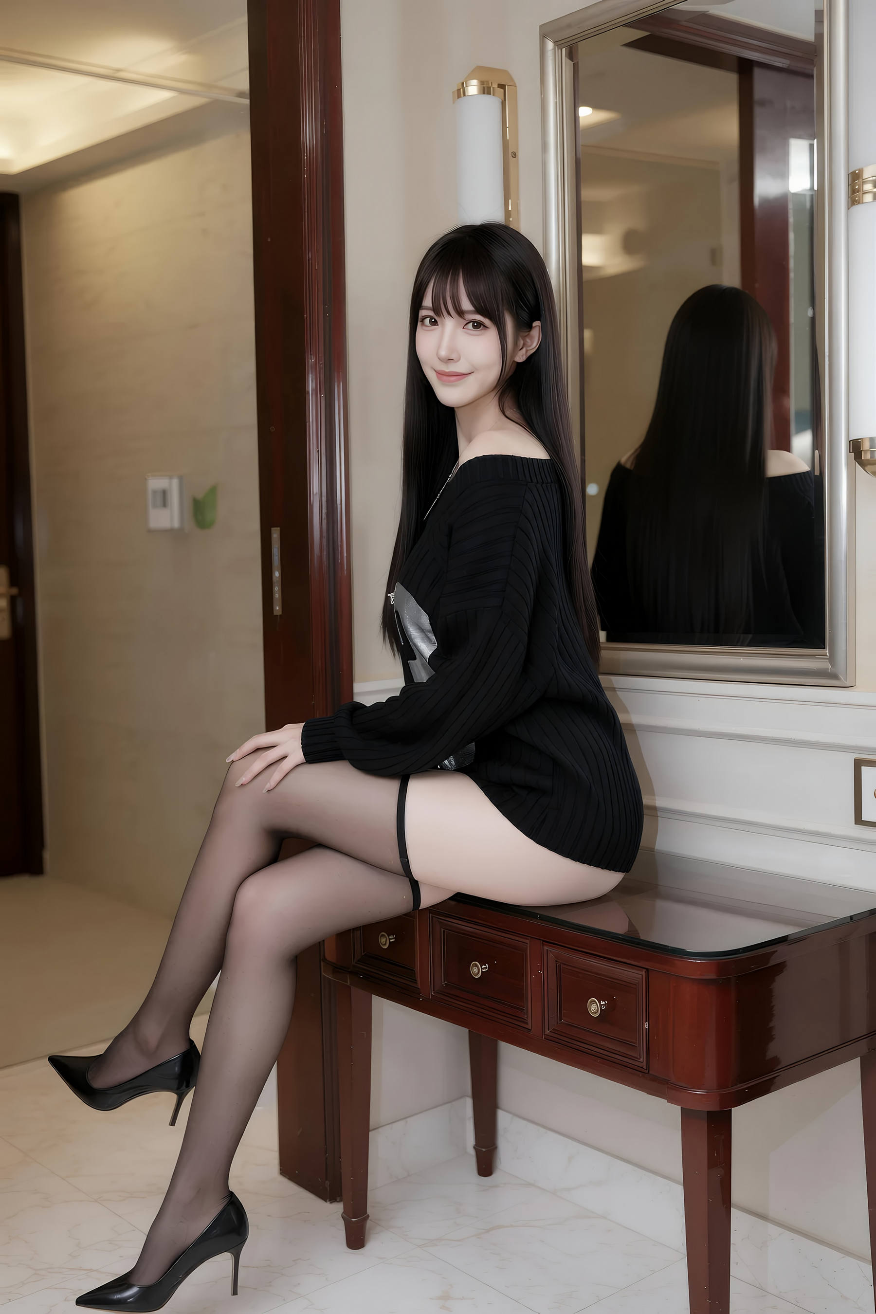 [AiGirl] 芭喜 mila黑衣 [73P]