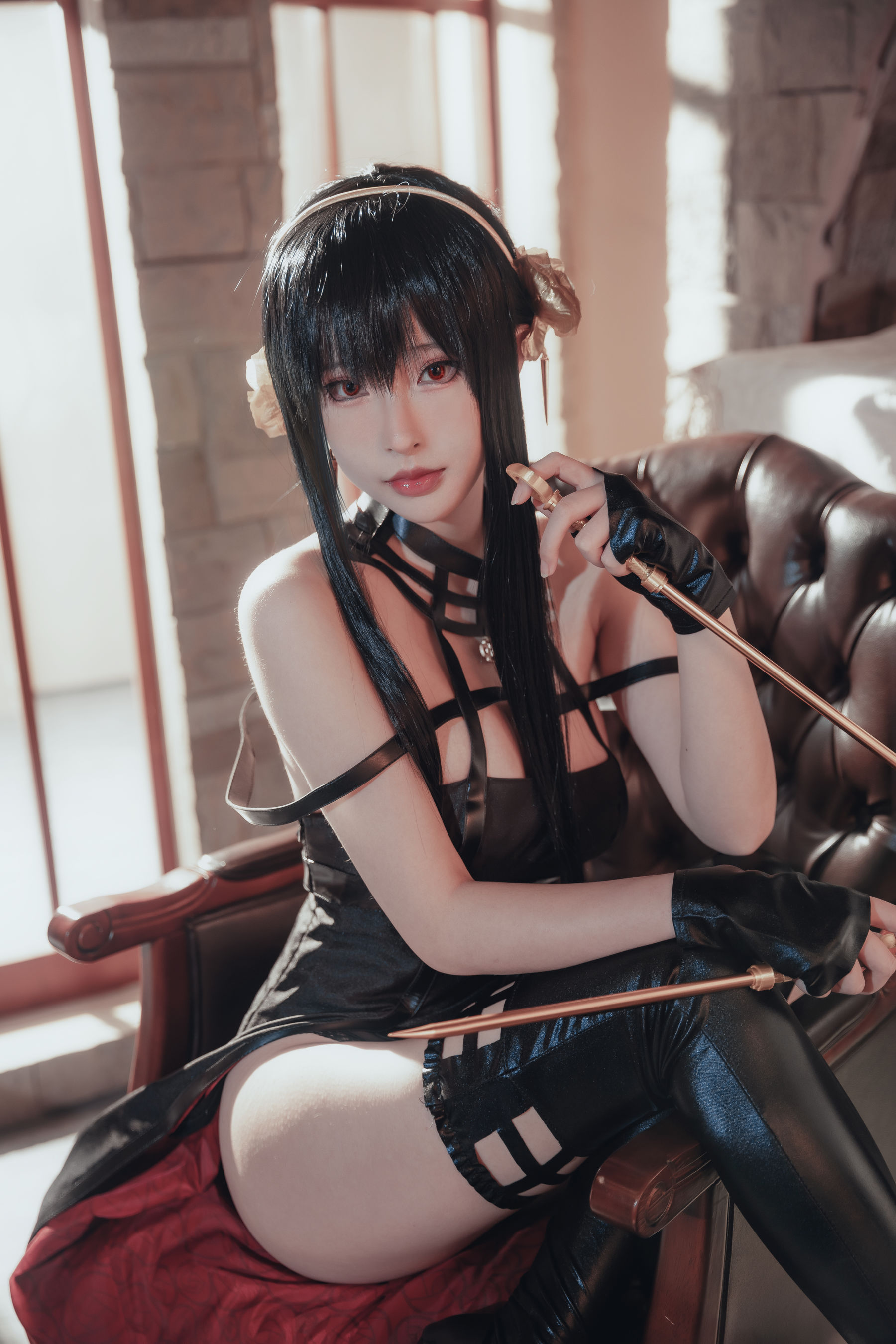 [COSPLAY] 清水由乃 间谍过家家 约尔战斗服