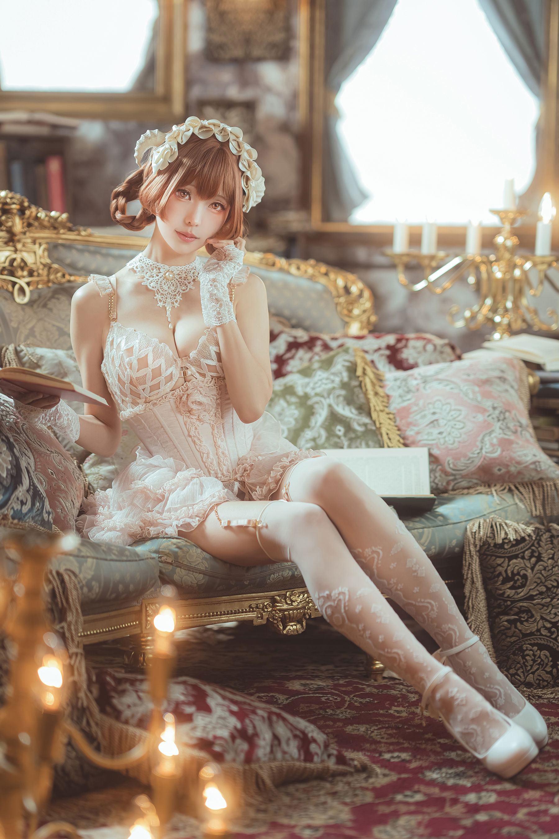 [COSPLAY] Ely_eee(ElyEE子) – Book Witch 書本魔女
