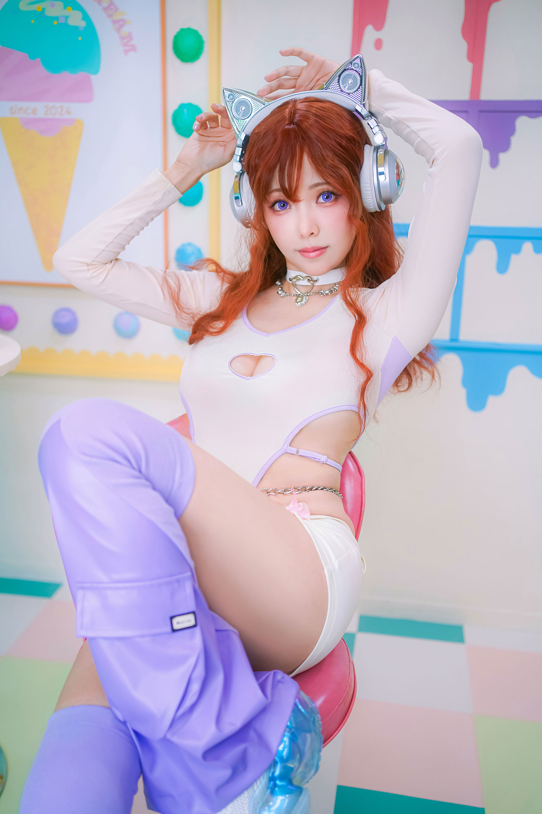 [COSPLAY] Ely_eee(ElyEE子) – Maoin Y2K貓音