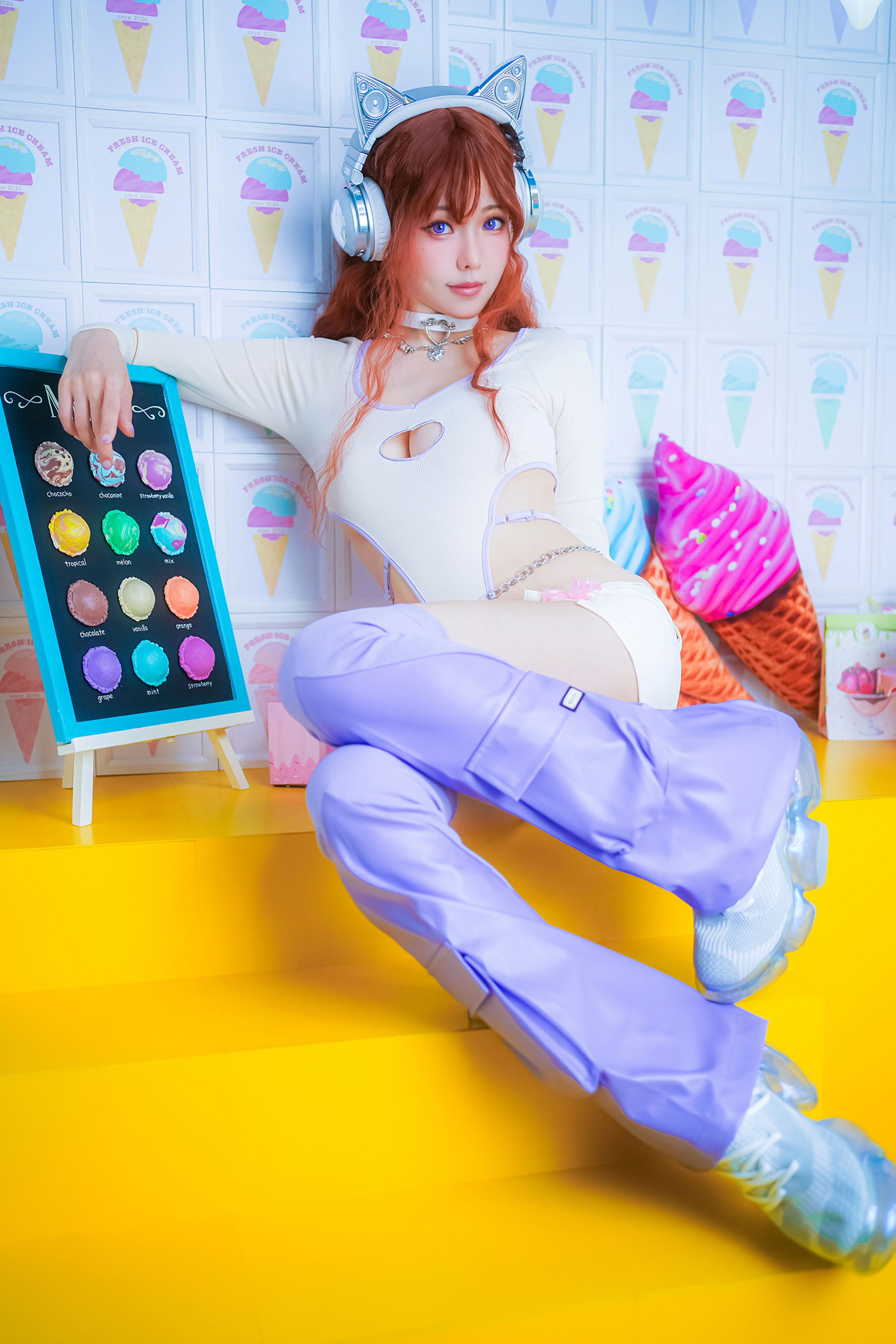 [COSPLAY] Ely_eee(ElyEE子) – Maoin Y2K貓音