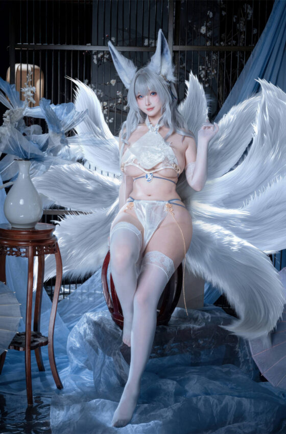 [COSPLAY]rioko凉凉子 – 碧蓝航线 信浓 旗袍 相融一梦 [25P]