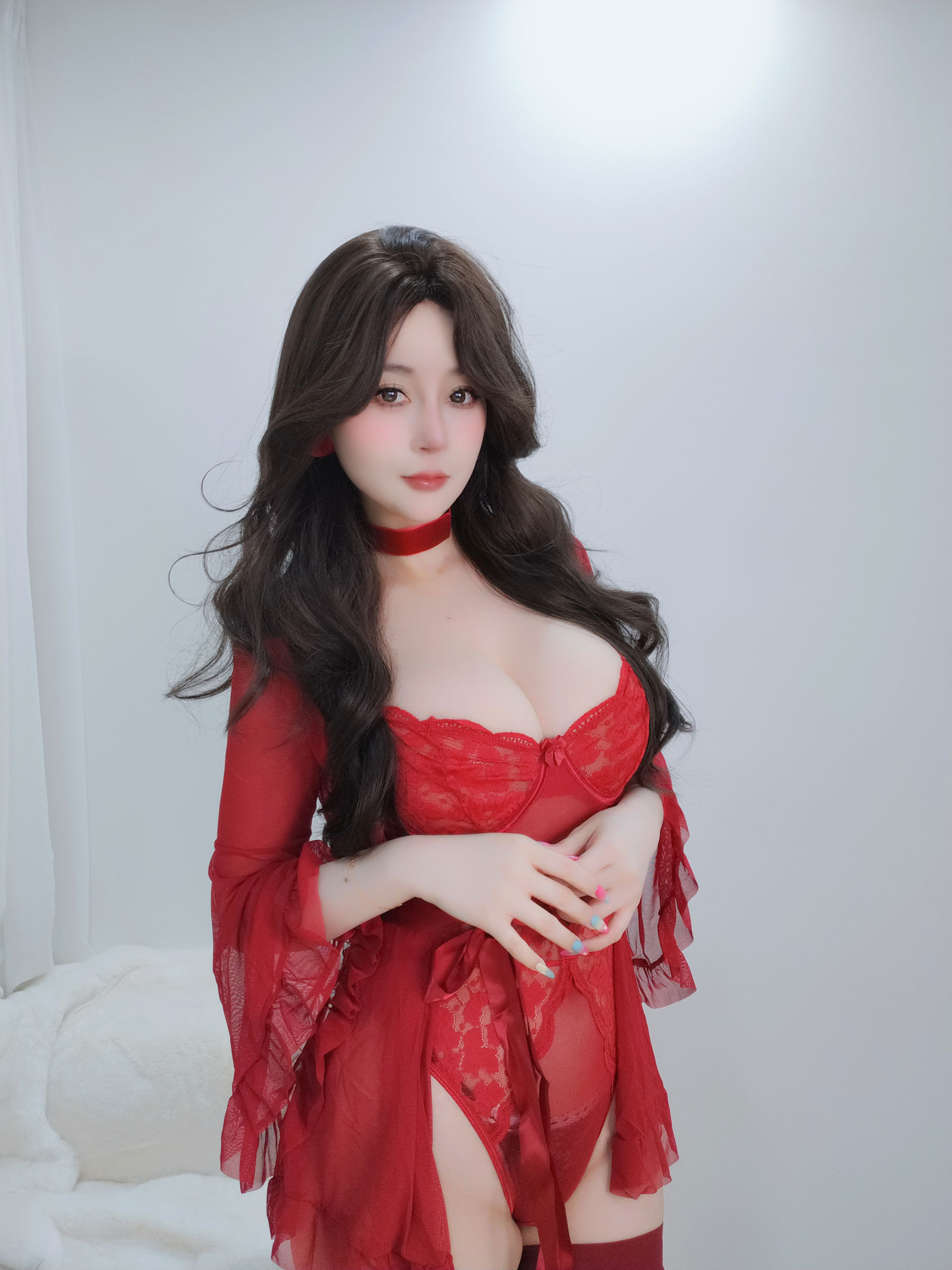 [COSPLAY] Coser小姐姐白银 – Red Lad