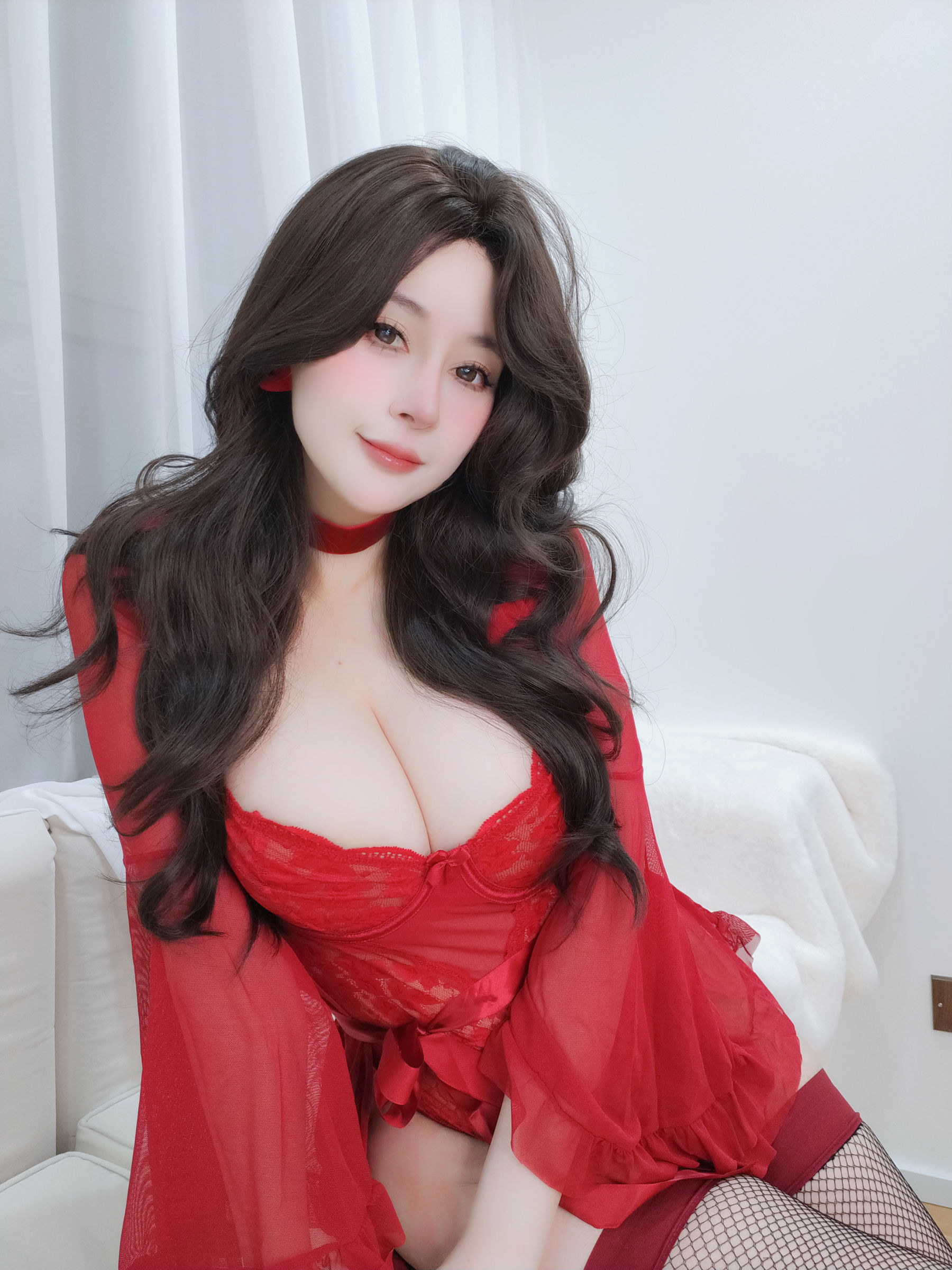 [COSPLAY] Coser小姐姐白银 – Red Lad