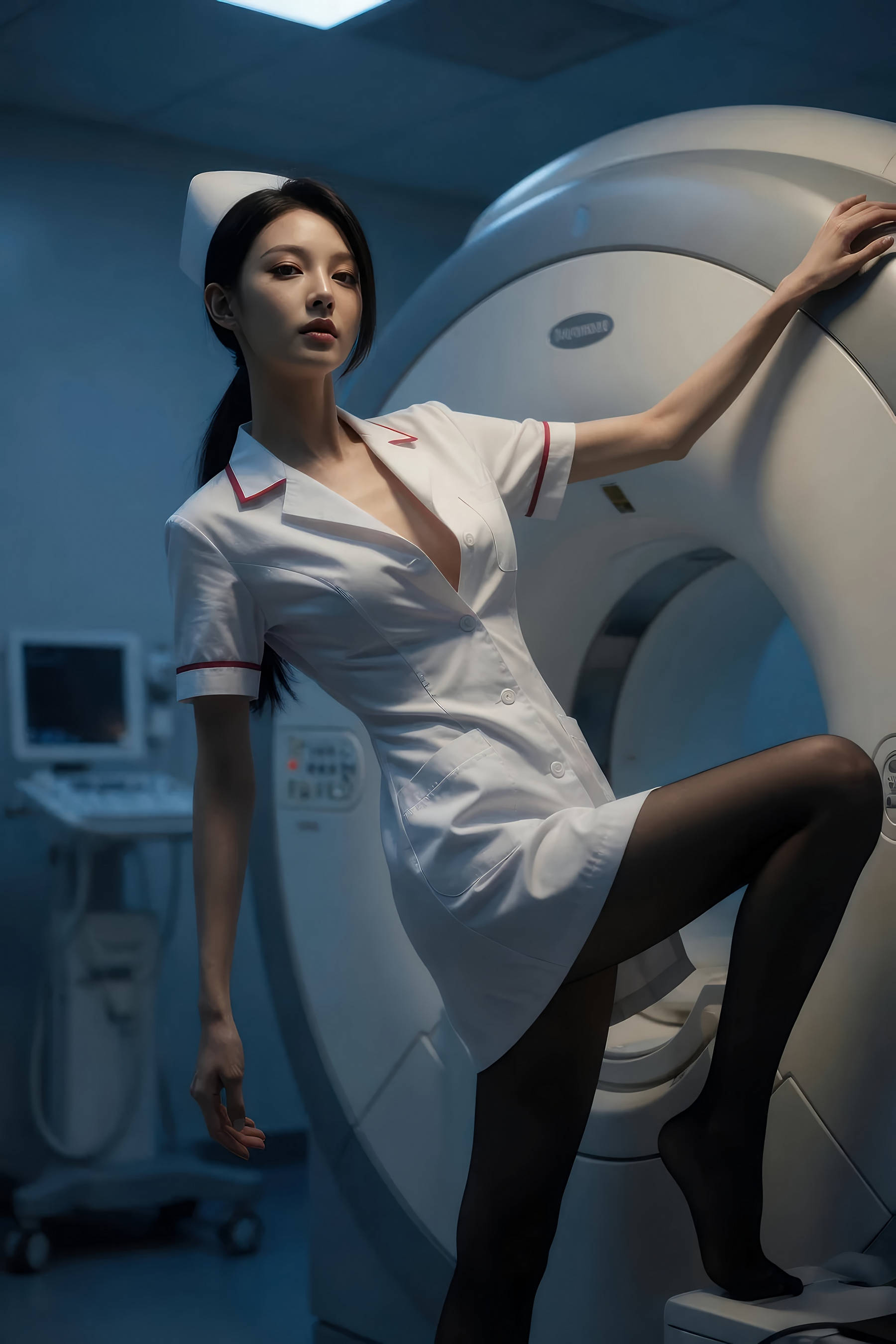 [AiGirl] 柒琪 黑丝护士 [69P]