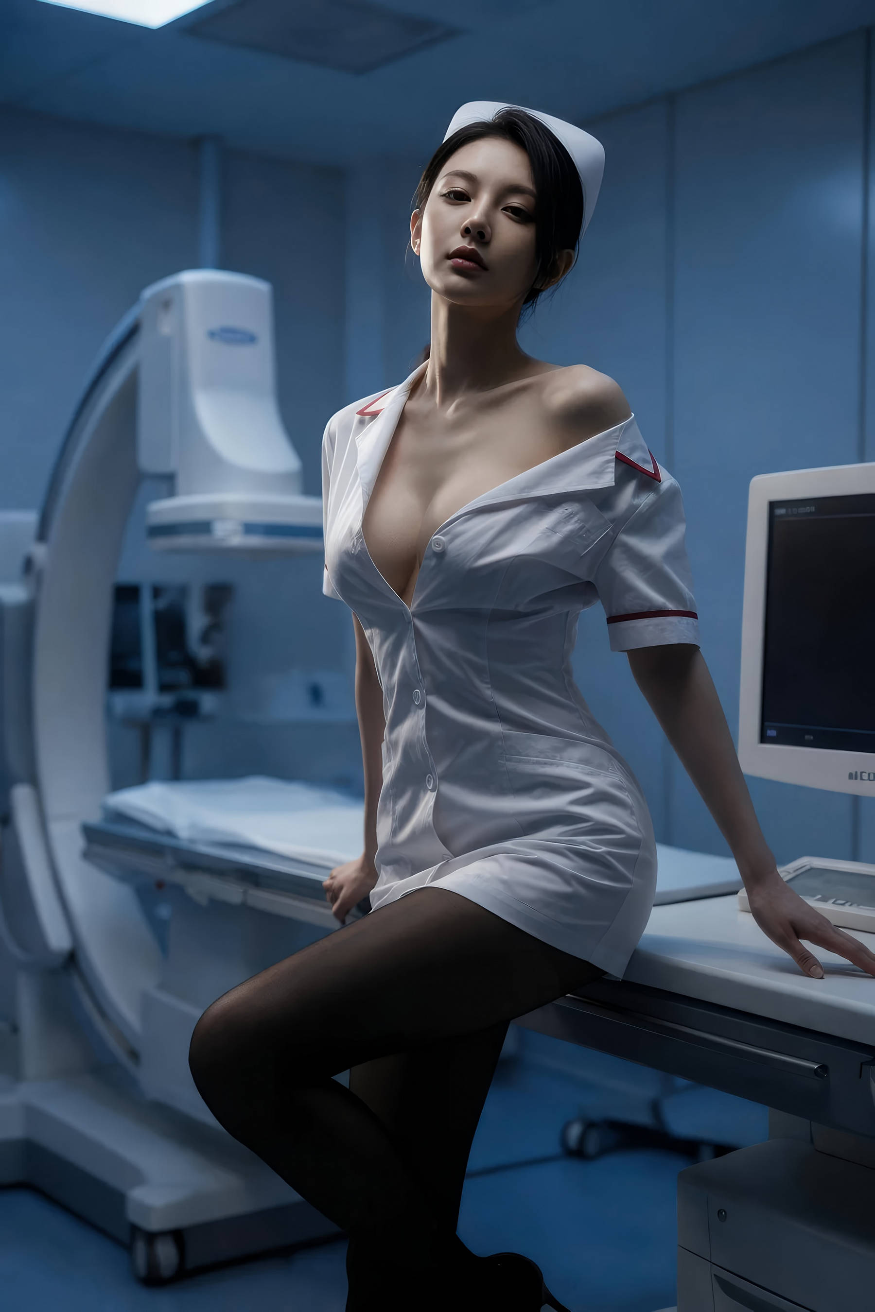 [AiGirl] 柒琪 黑丝护士 [69P]