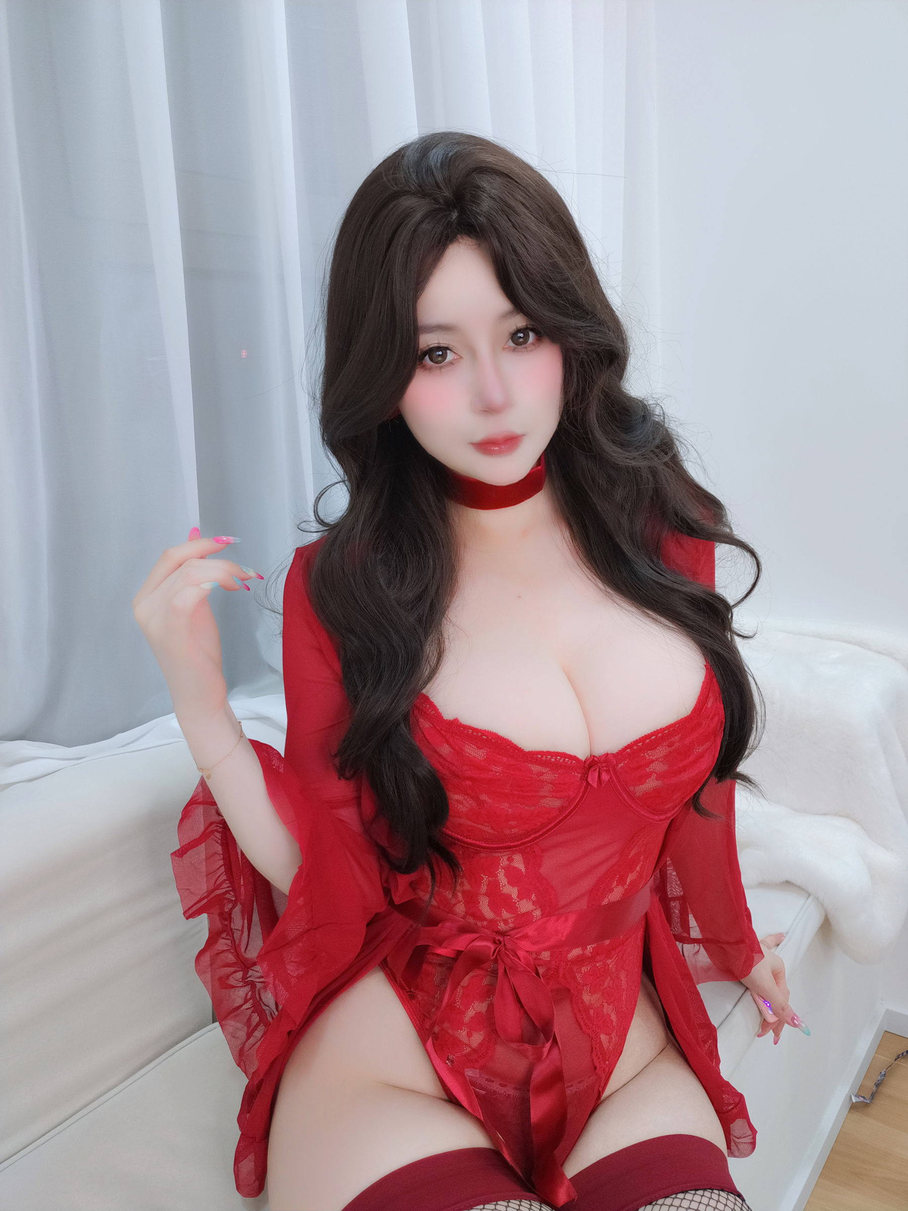 [COSPLAY] Coser小姐姐白银 – Red Lad