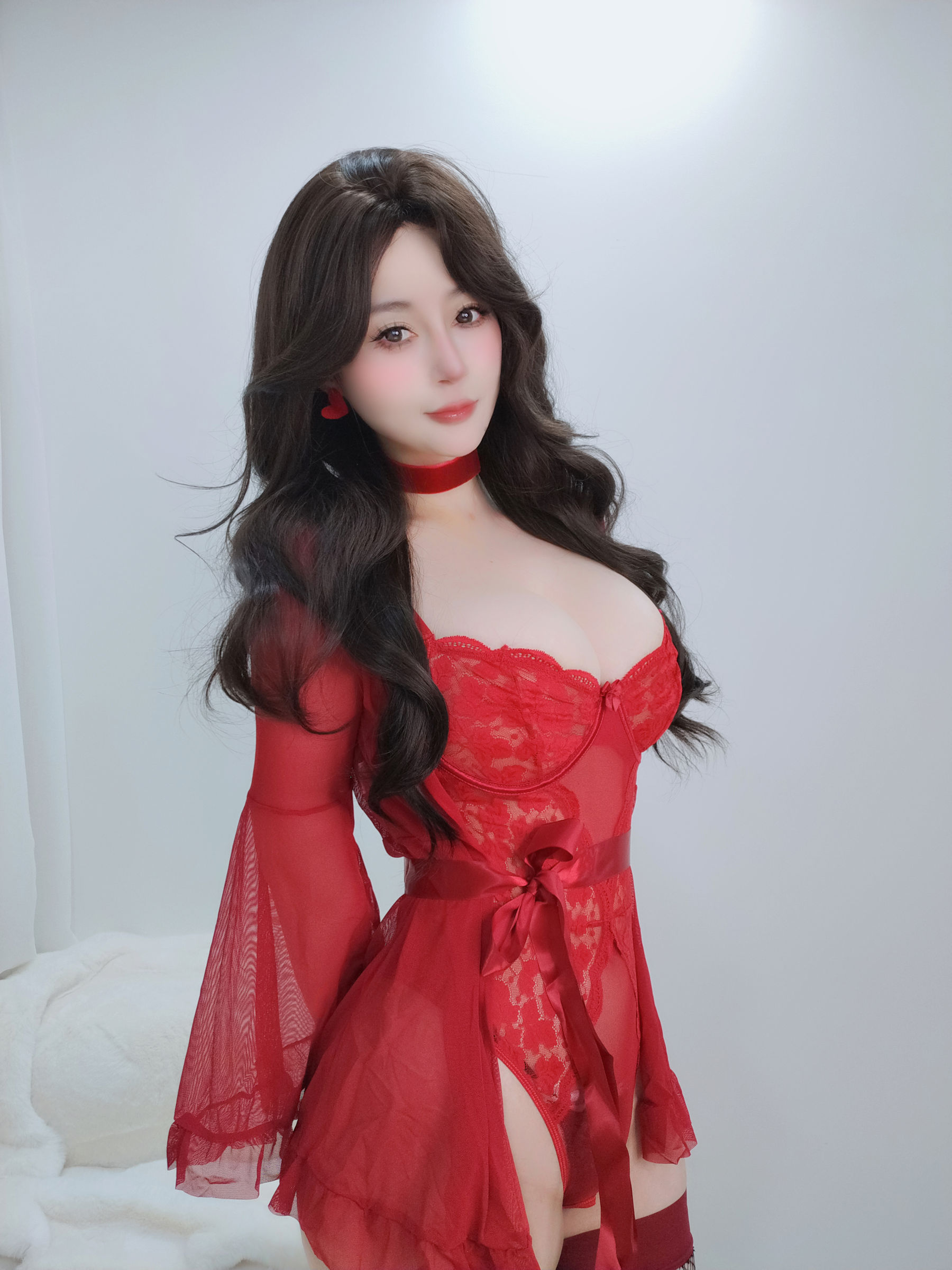 [COSPLAY] Coser小姐姐白银 – Red Lad