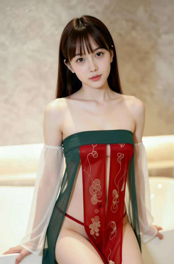 [AiGirl] 婉婉 红色情趣 [83P]