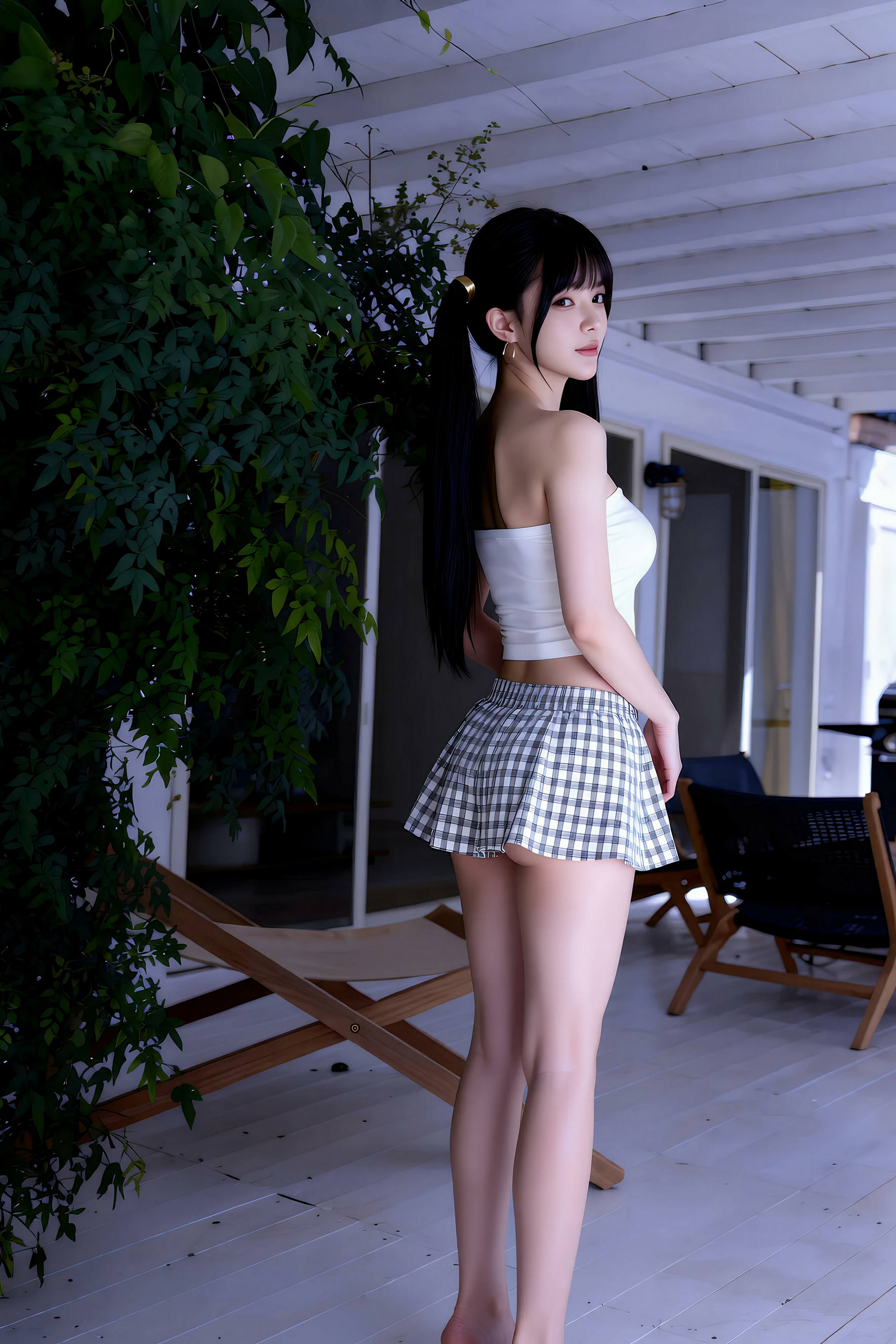 [AiGirl] 柚柚sasa 短裙抹胸 [62P]