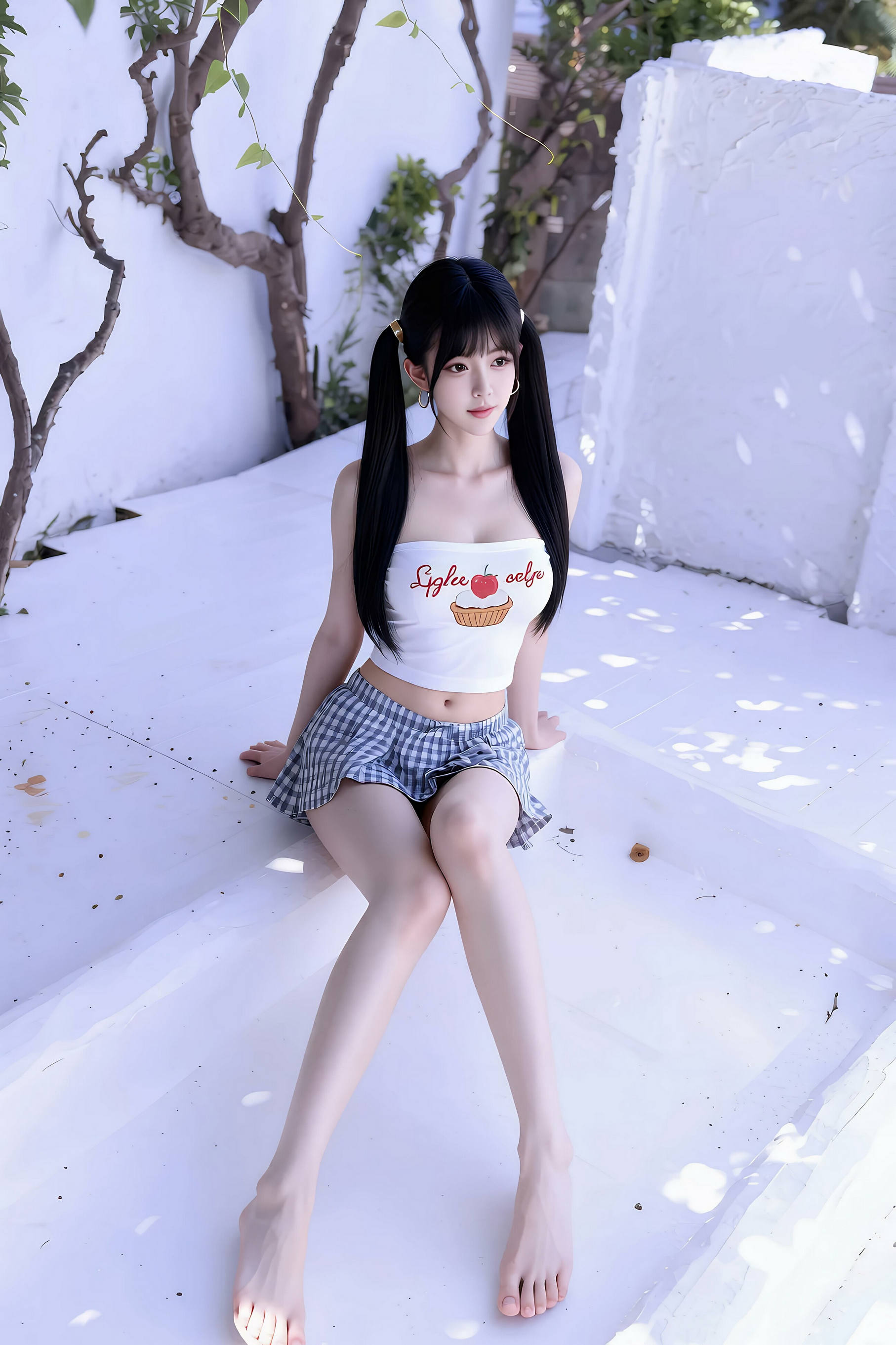 [AiGirl] 柚柚sasa 短裙抹胸 [62P]