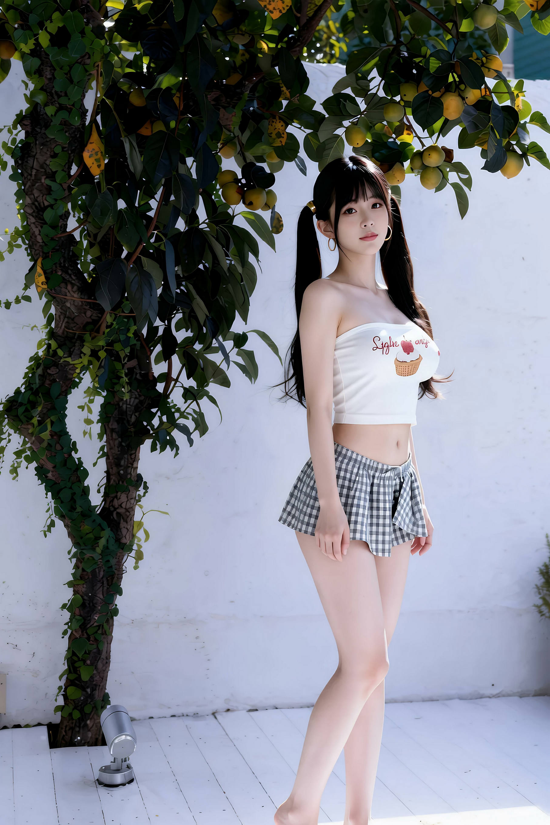 [AiGirl] 柚柚sasa 短裙抹胸 [62P]