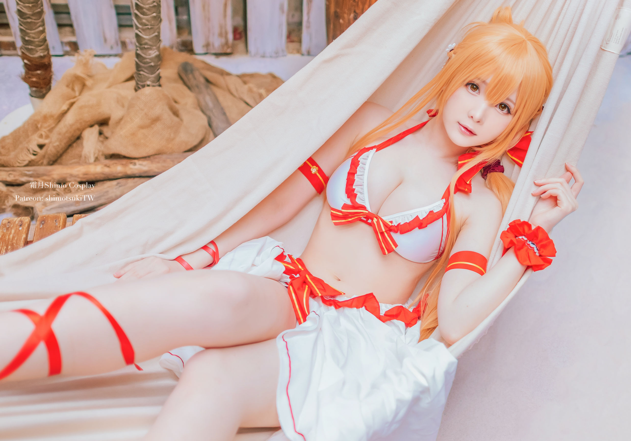 [COSPLAY] 霜月shimo – Asuna泳装