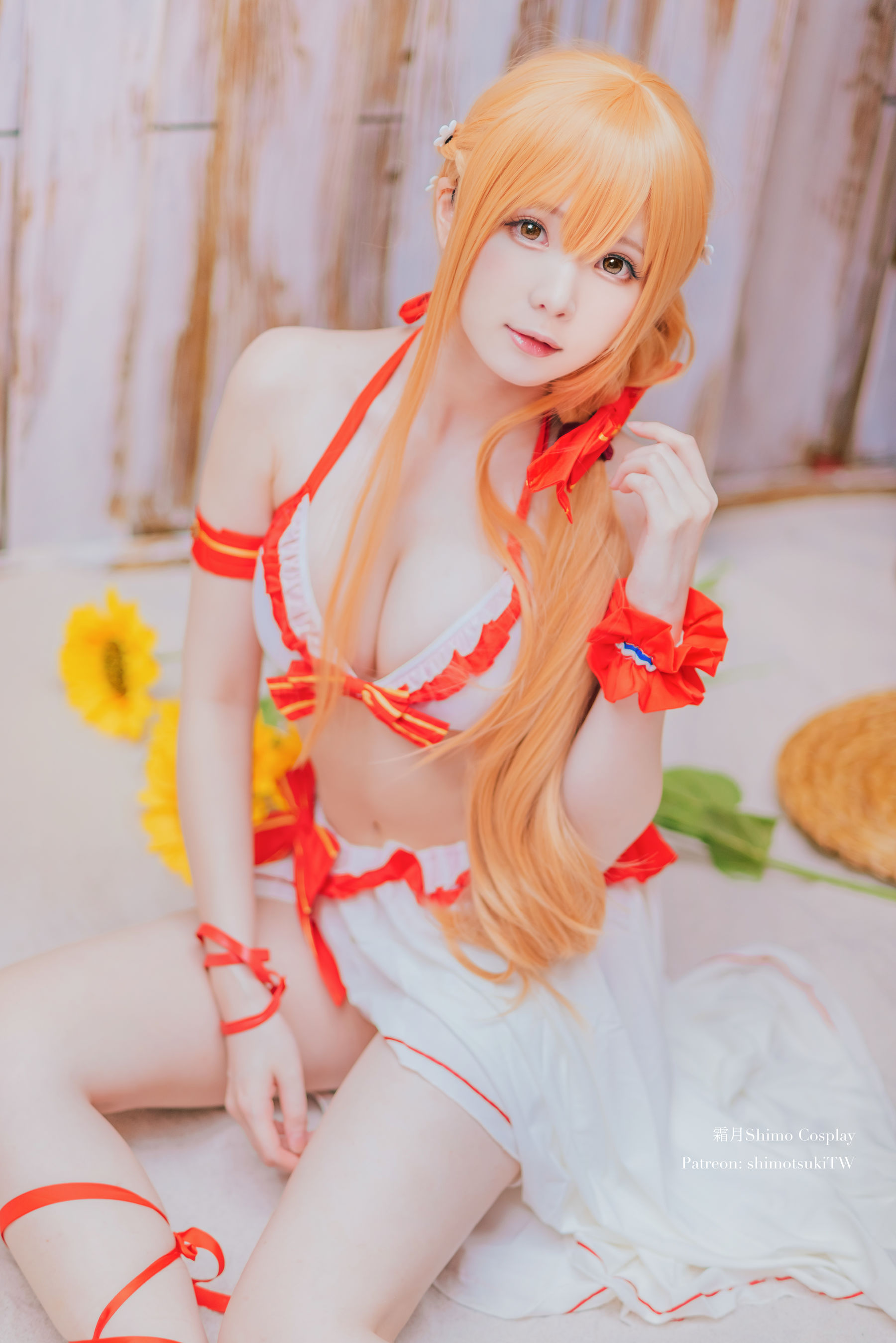 [COSPLAY] 霜月shimo – Asuna泳装