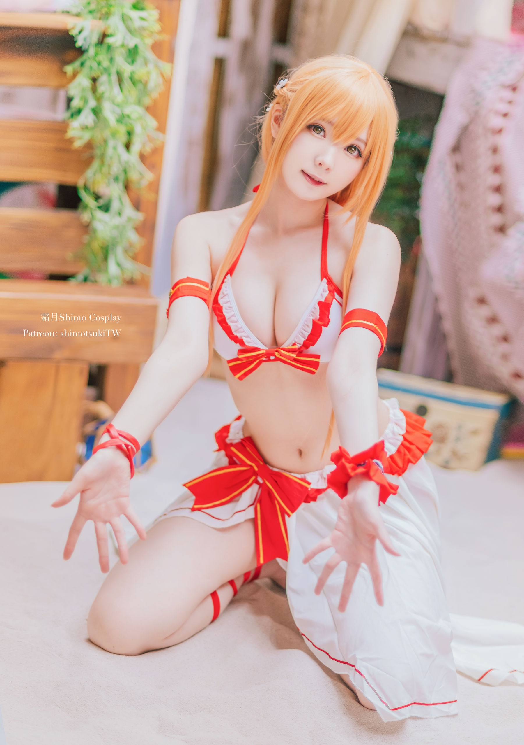 [COSPLAY] 霜月shimo – Asuna泳装