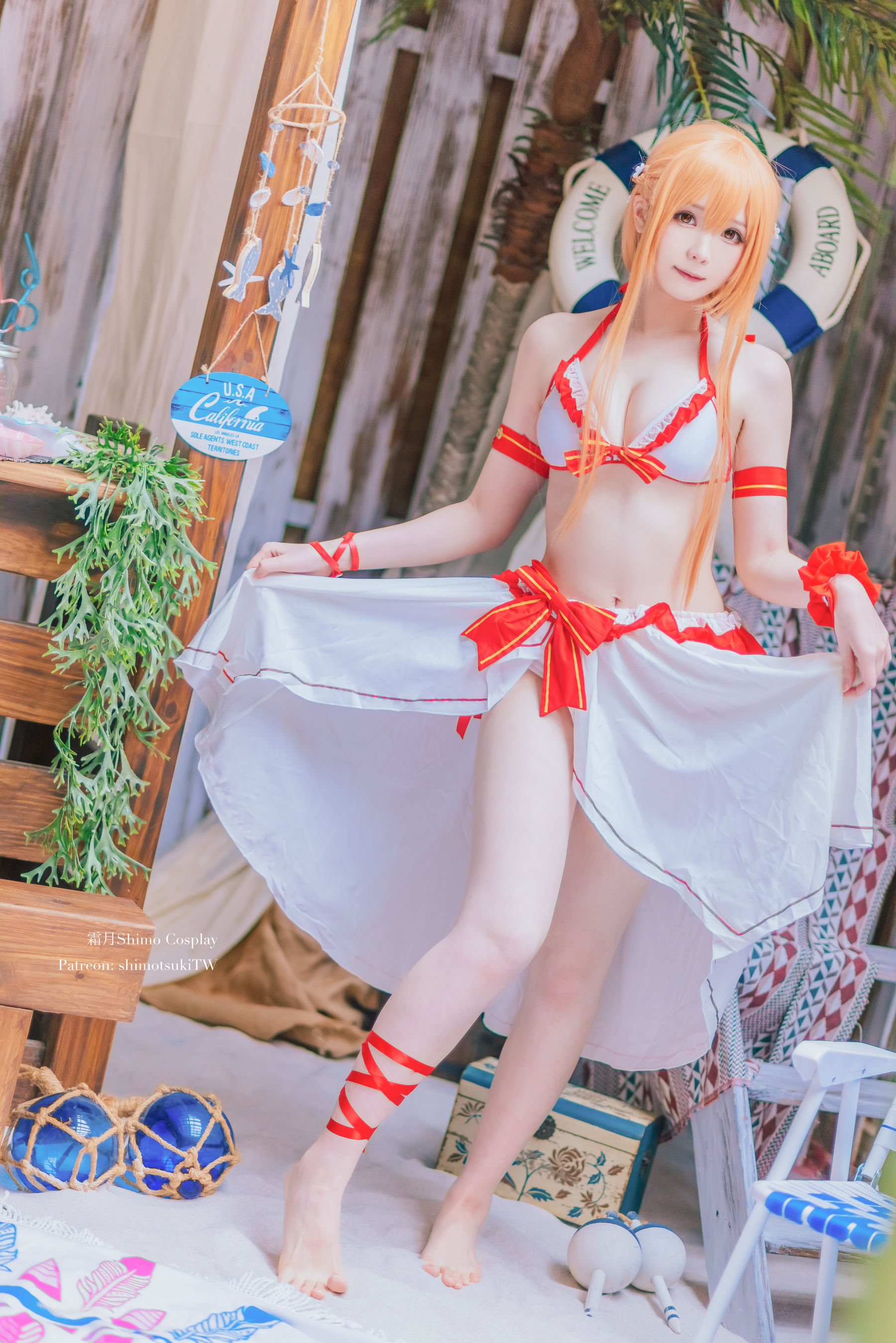 [COSPLAY] 霜月shimo – Asuna泳装
