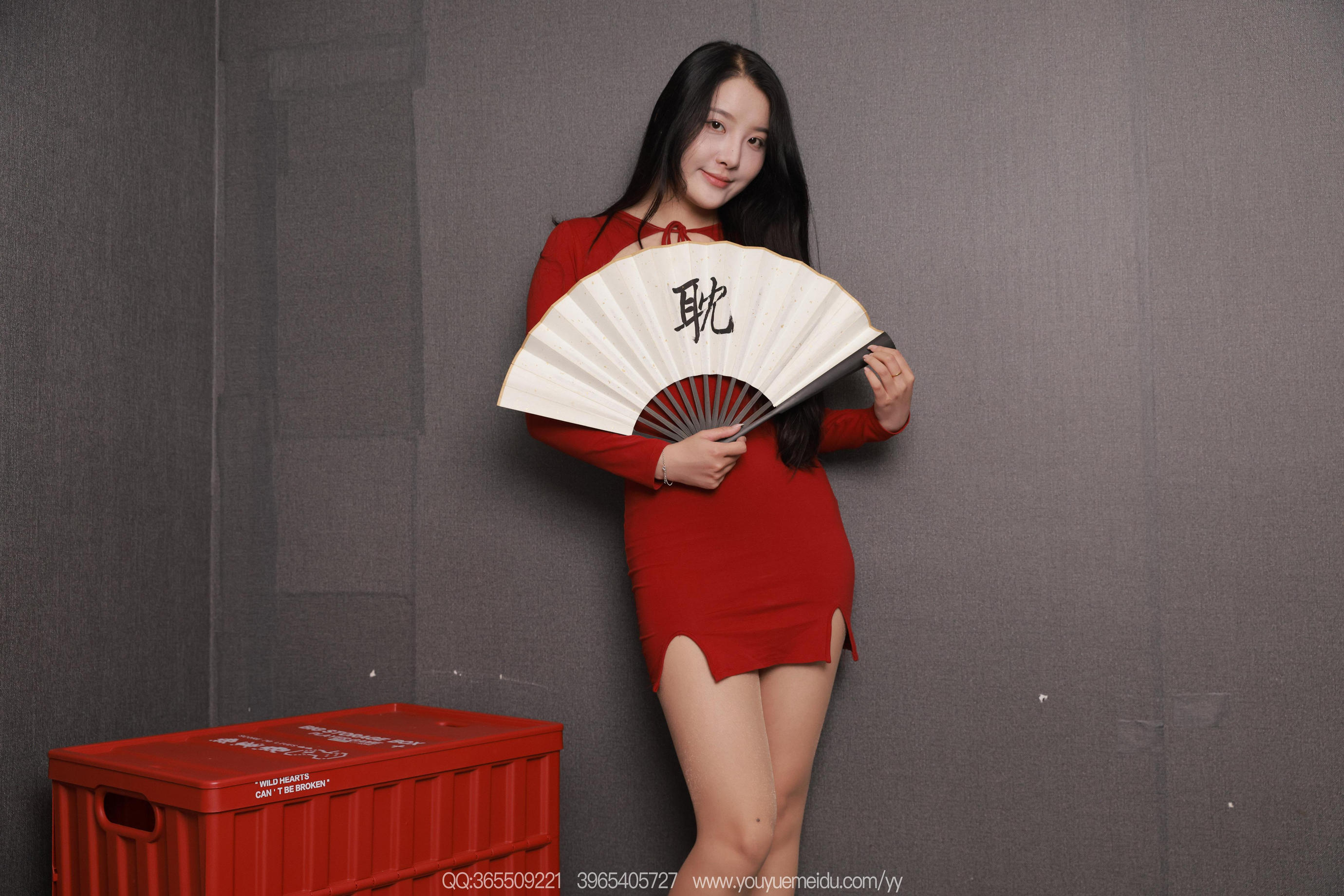 [天天意愿] 260807婉萍 红裙肉丝 [91P]