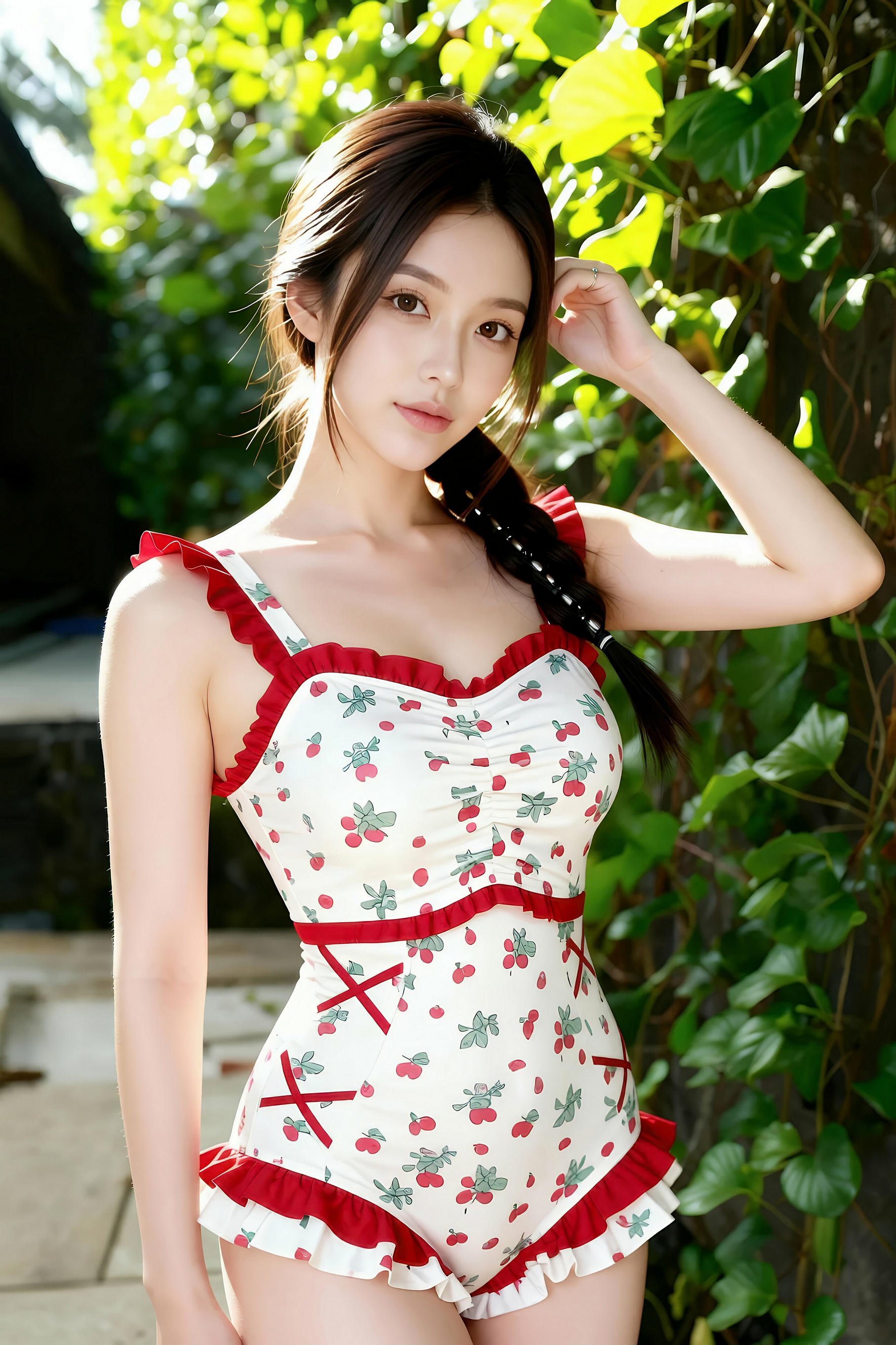 [AiGirl] 熙蕾学姐 樱桃连体 [64P]
