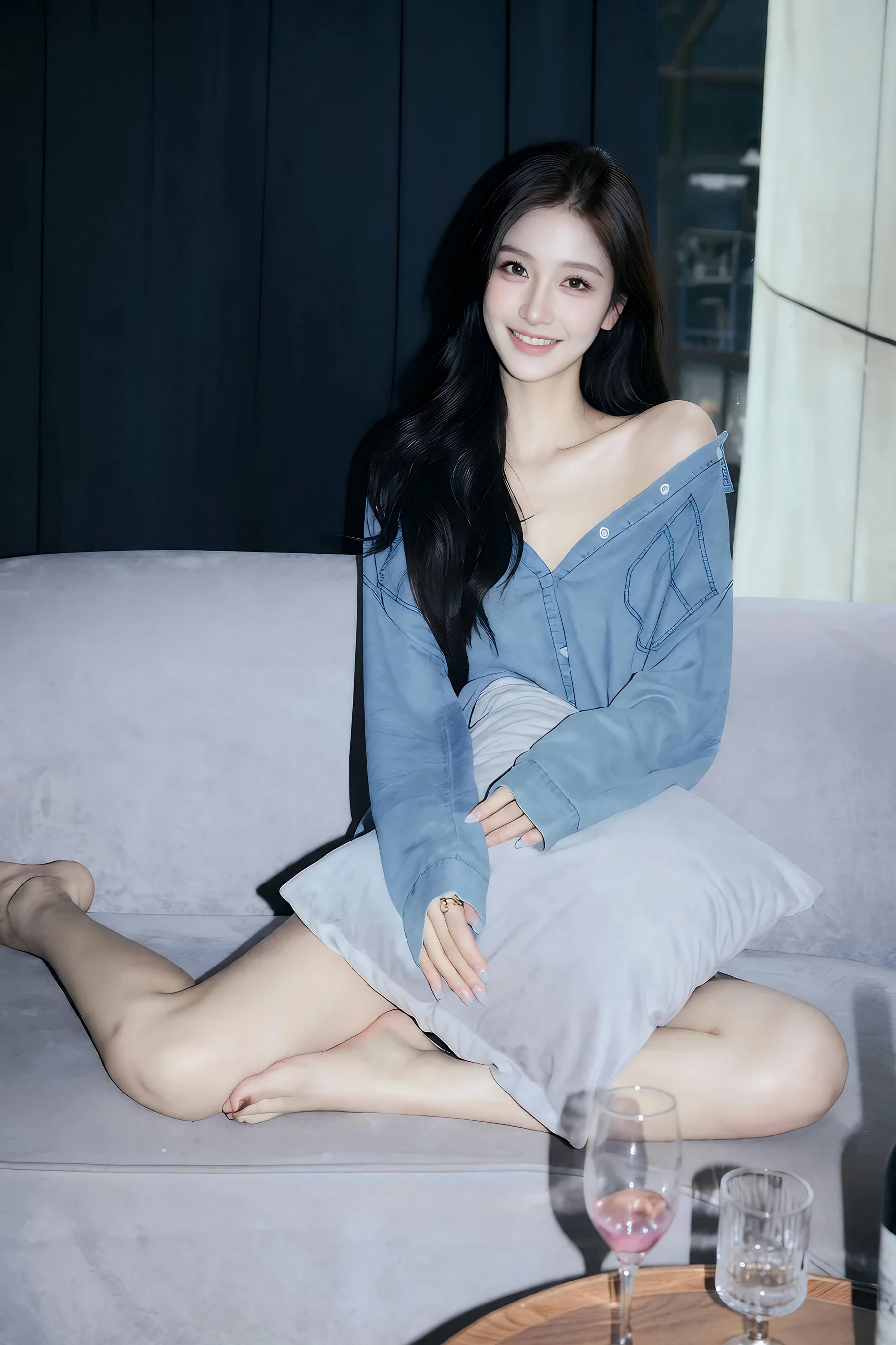 [AiGirl] 糖er 蓝色牛仔 [67P]