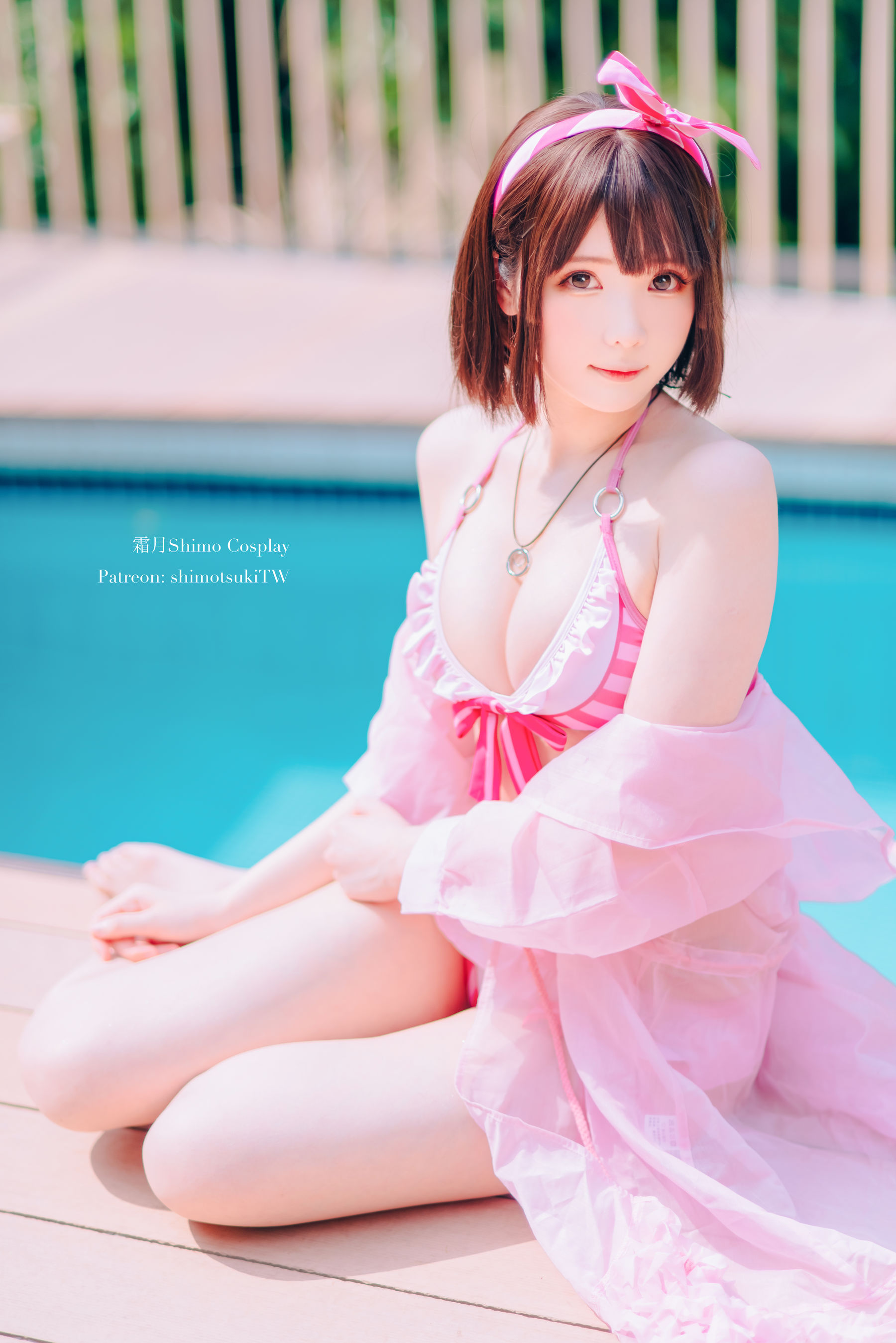 [COSPLAY] 霜月shimo – 加藤惠泳衣