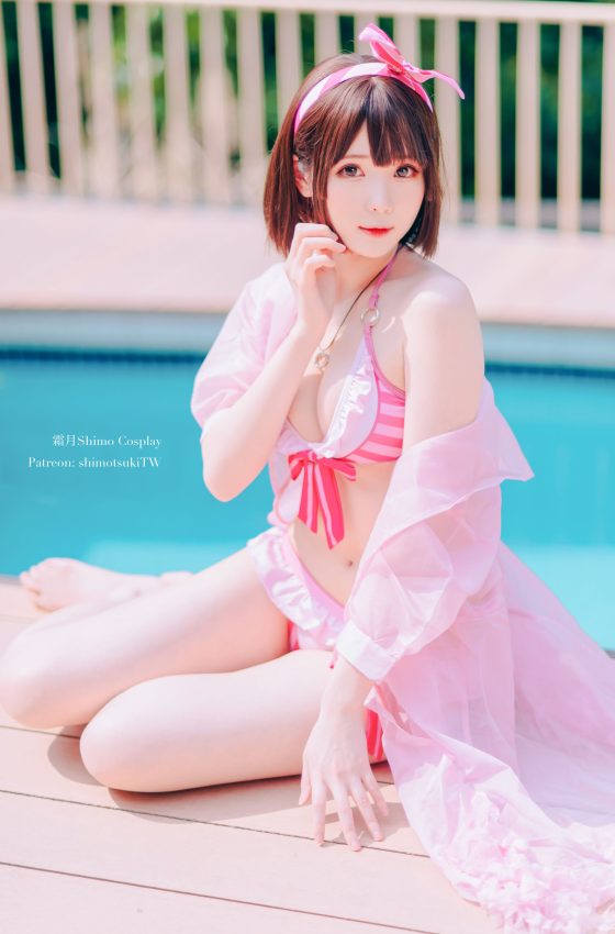 [COSPLAY] 霜月shimo – 加藤惠泳衣